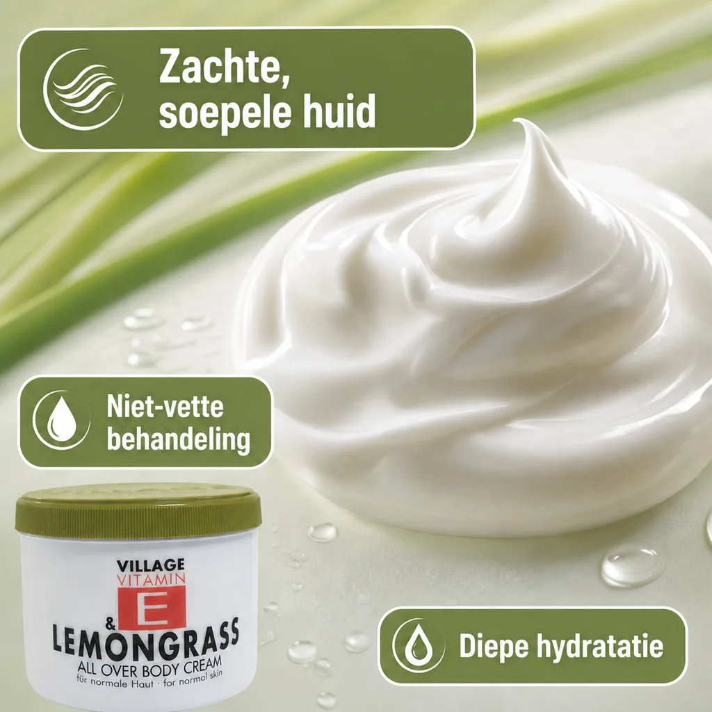 Bodylotion 500ml, Vitamine E crème, Huidlotion, Körperlotion