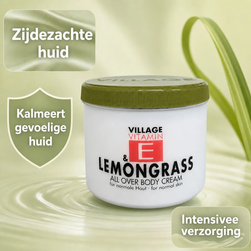 Bodylotion 500ml, Vitamine E crème, Huidlotion, Körperlotion