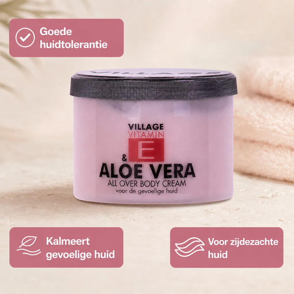 Bodylotion, Vitamine E Crème, Aloë Vera, 500ml, Körperlotion