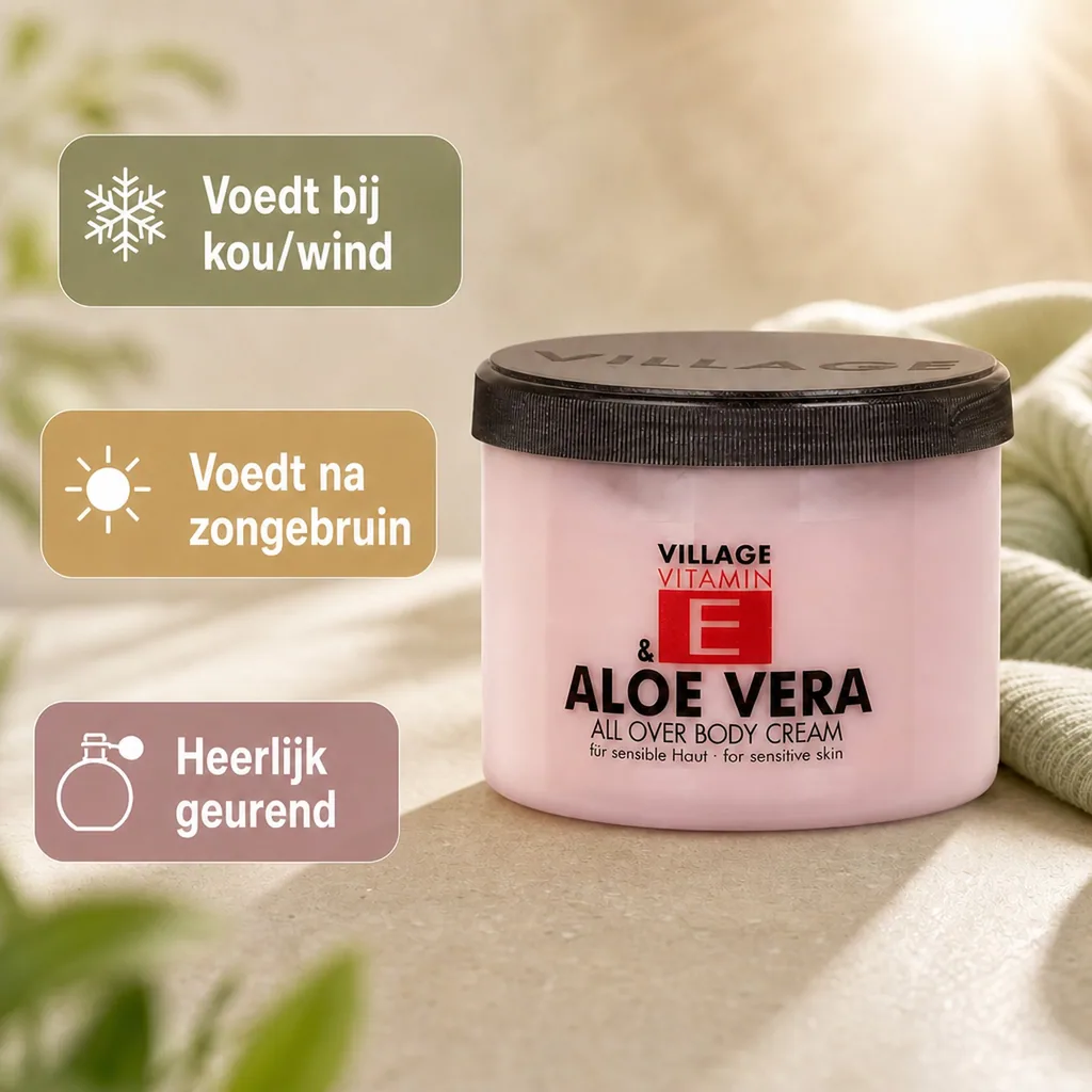 Bodylotion, Vitamine E Crème, Aloë Vera, 500ml, Körperlotion