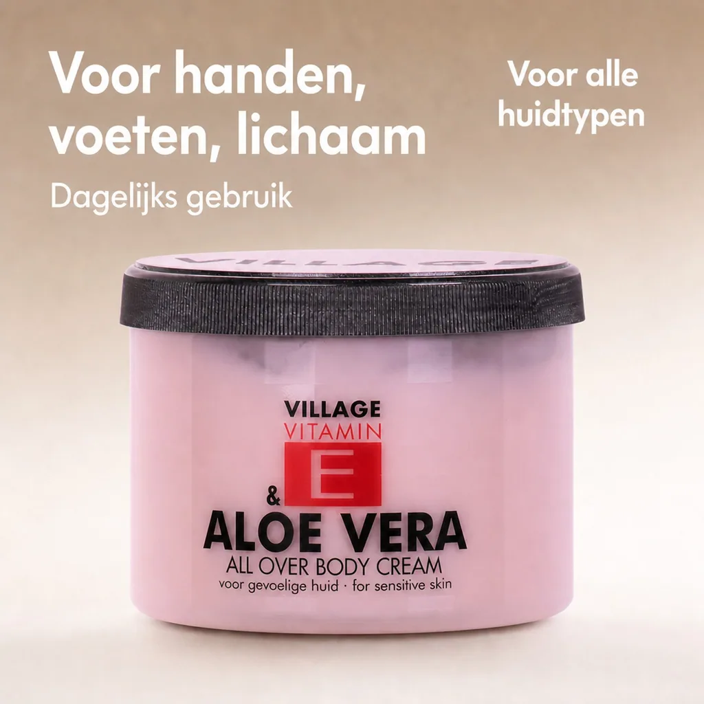 Bodylotion, Vitamine E Crème, Aloë Vera, 500ml, Körperlotion