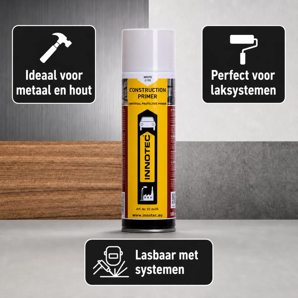 Primer, constructie primer 500ml, grondverf wit