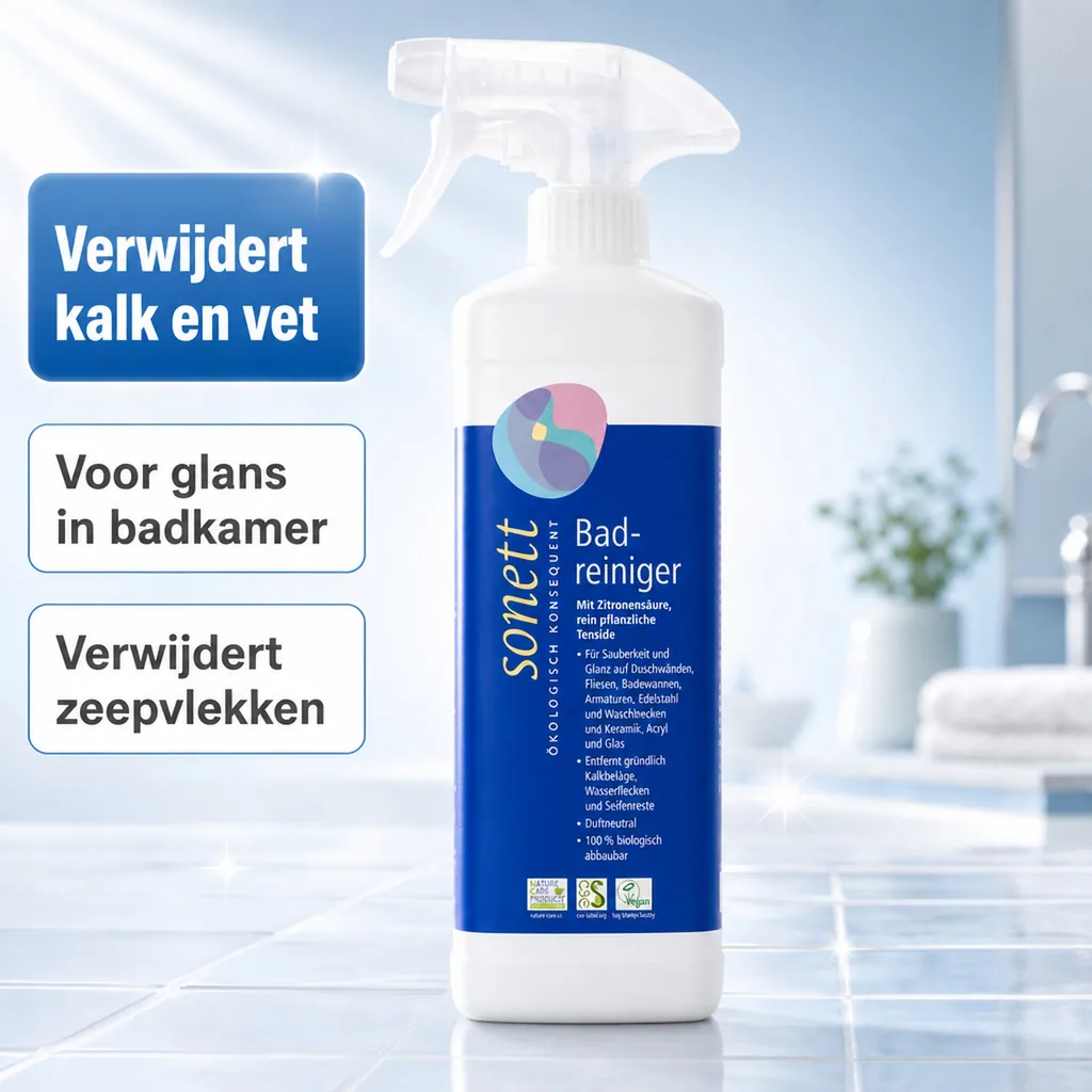 Badreiniger, badkamer schoonmaken, 500ml Sprühflasche