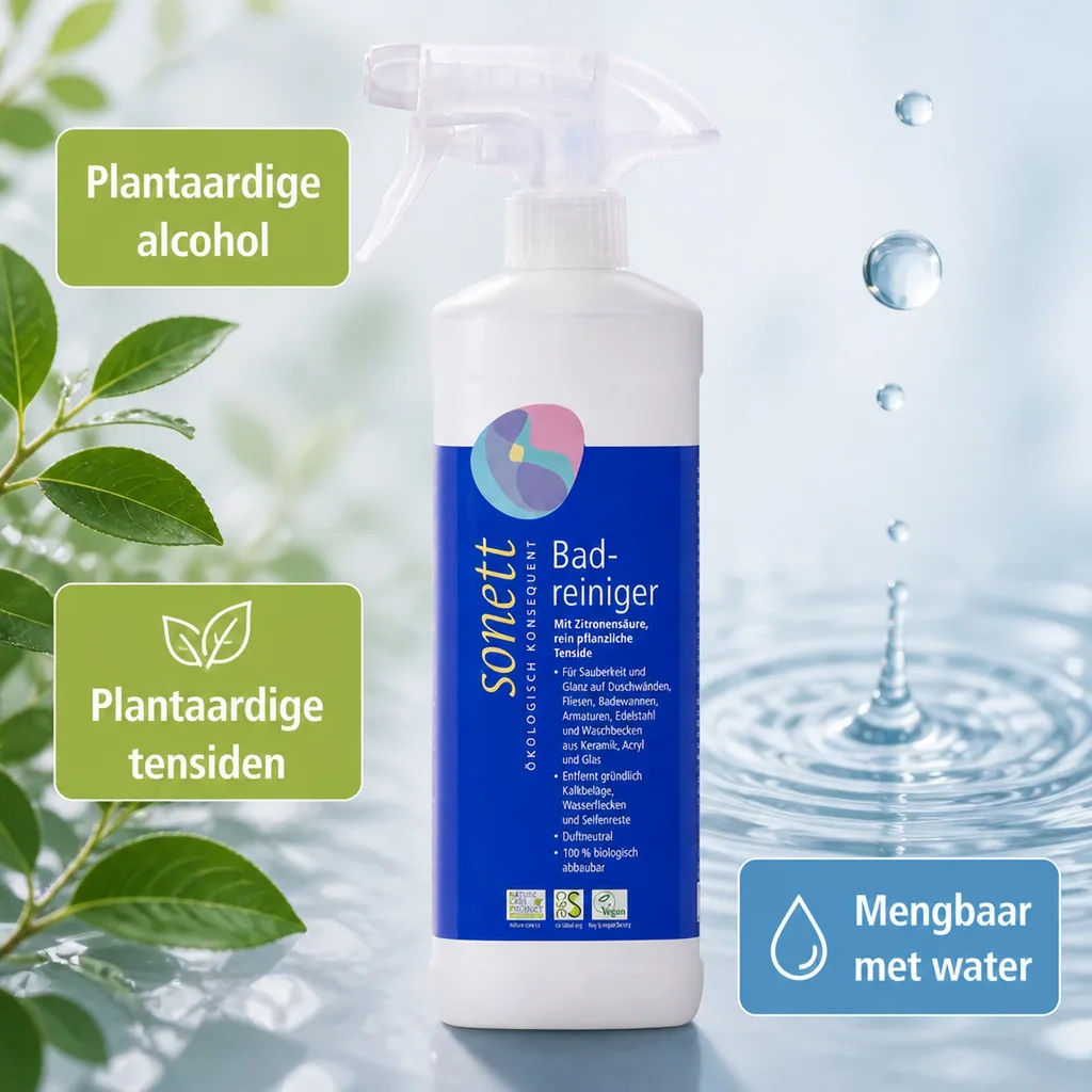 Badreiniger, badkamer schoonmaken, 500ml Sprühflasche