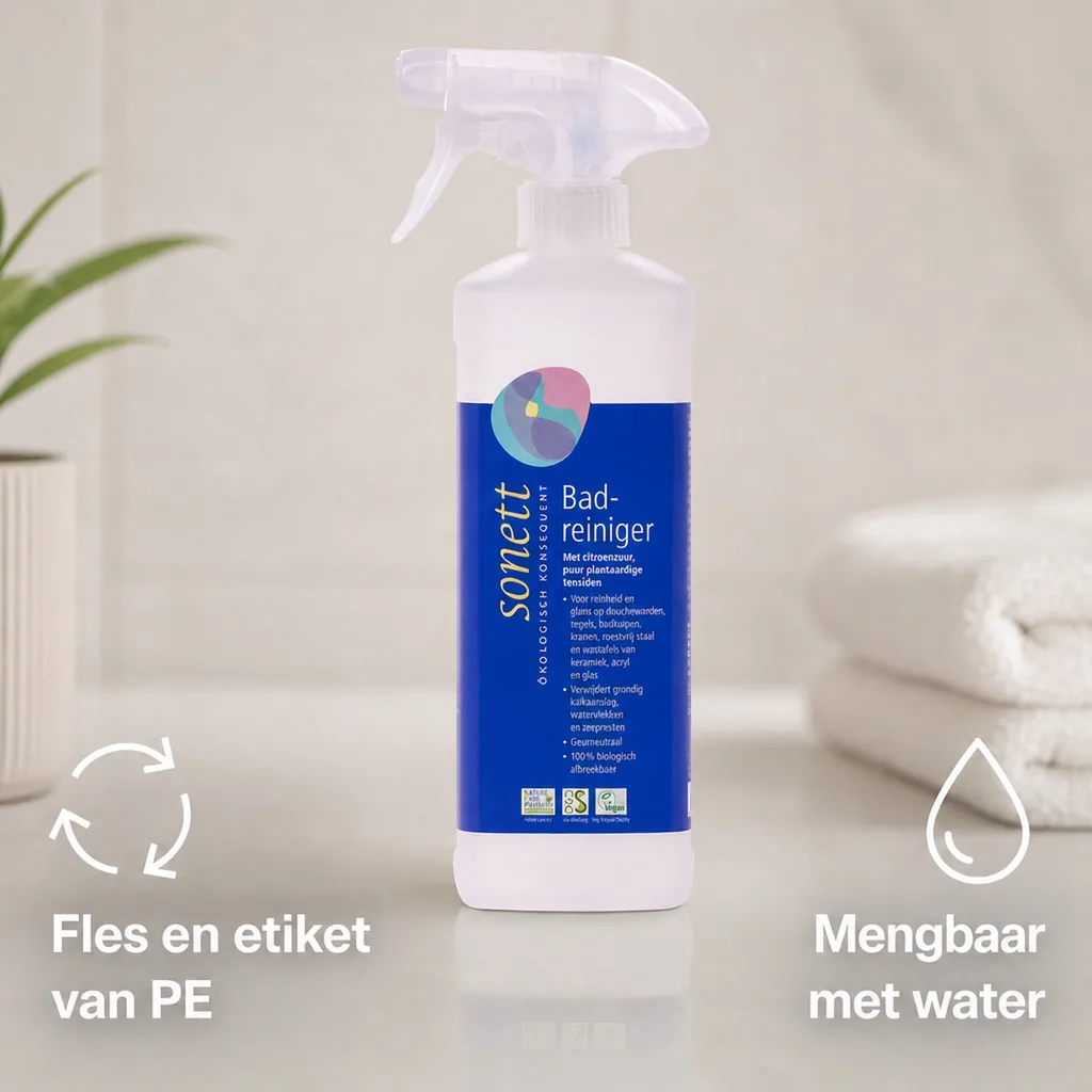 Badreiniger, badkamer schoonmaken, 500ml Sprühflasche