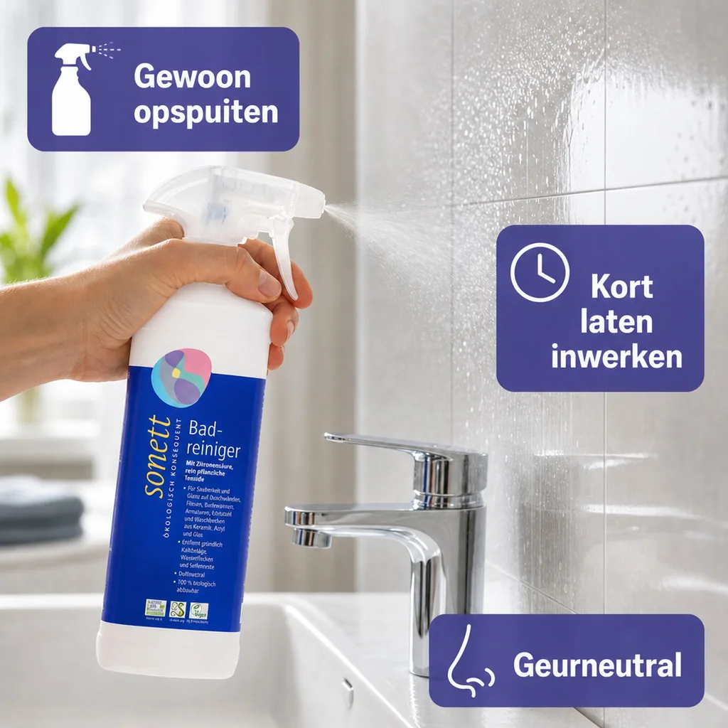 Badreiniger, badkamer schoonmaken, 500ml Sprühflasche