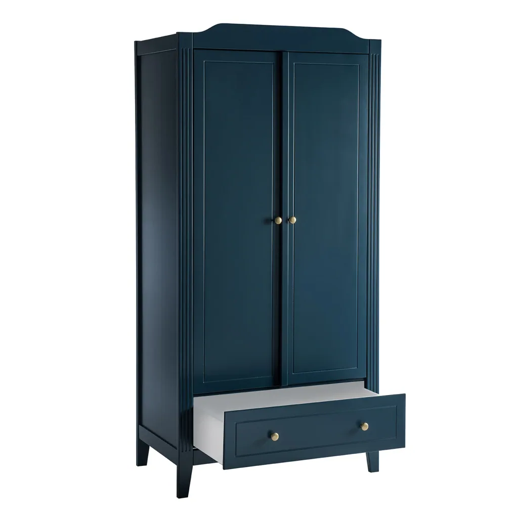 Maison Charlotte kledingkast Opera 2 deuren donkerblauw