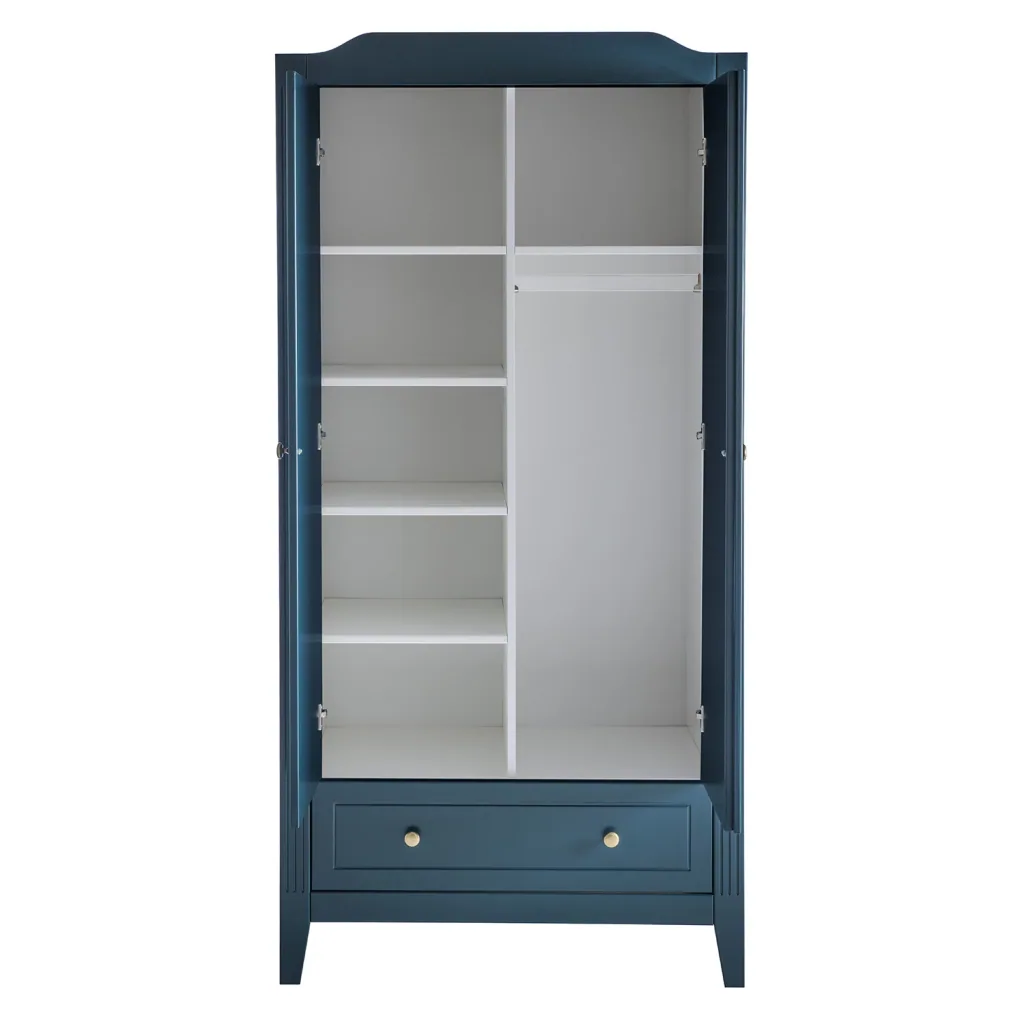 Maison Charlotte kledingkast Opera 2 deuren donkerblauw