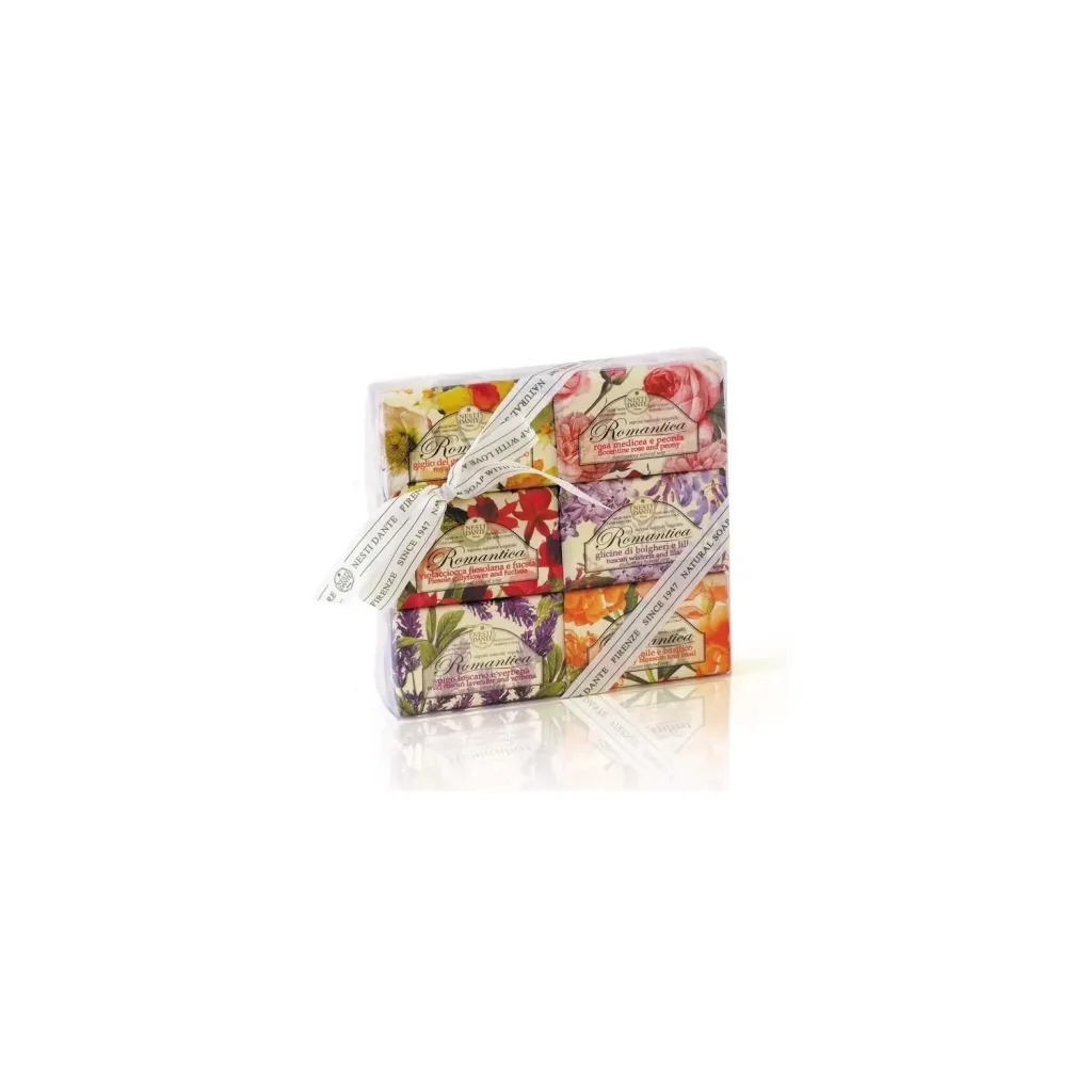 Zeep set, Romantische zeep, 6 x 150g, Luxe zeep