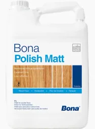 Parket onderhoud, 5 Liter matte parketpolish, Parket reiniger