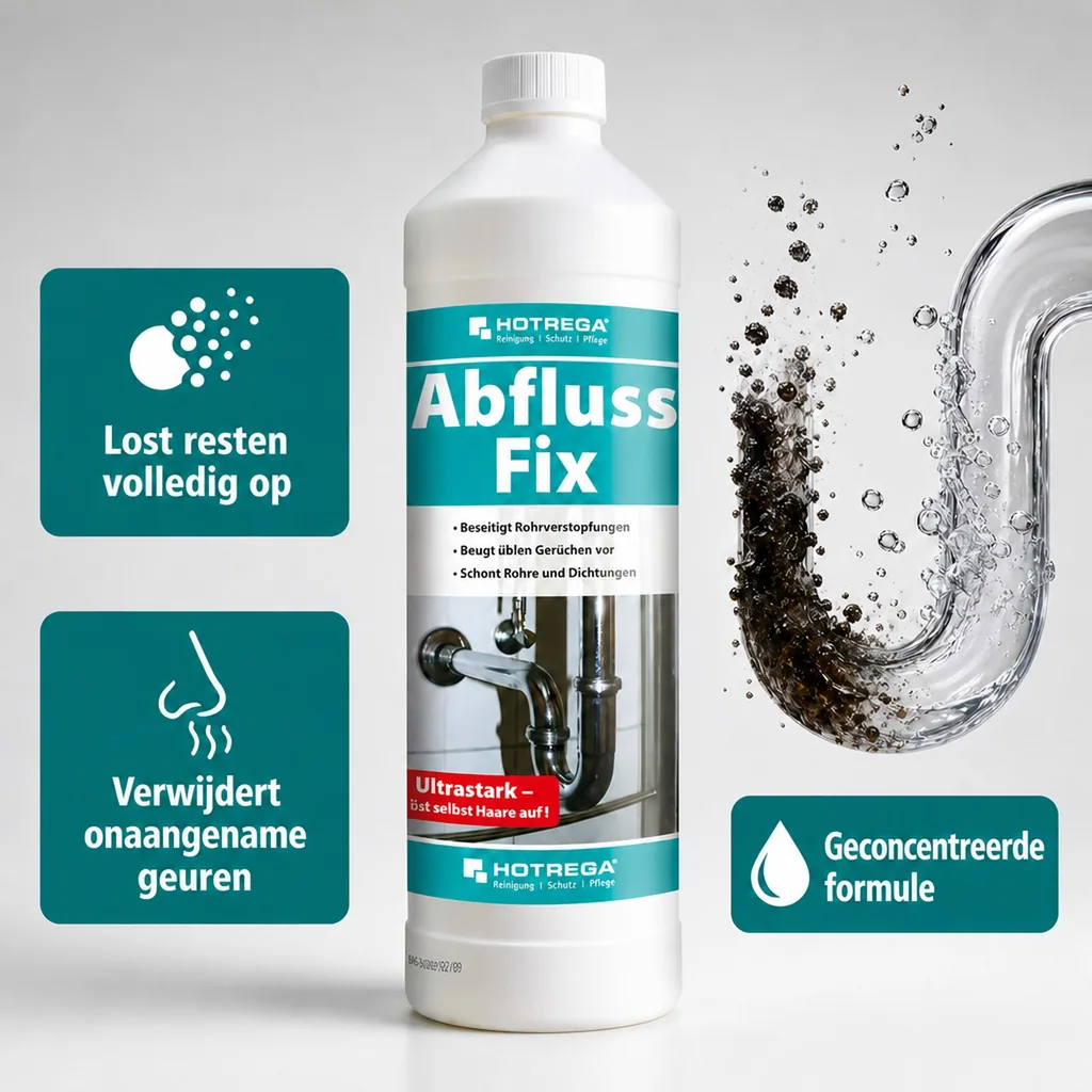 Afvoer Ontstoppen Vloeistof, afvoer reiniger, 1 Liter concentraat, verstopte afvoer fix
