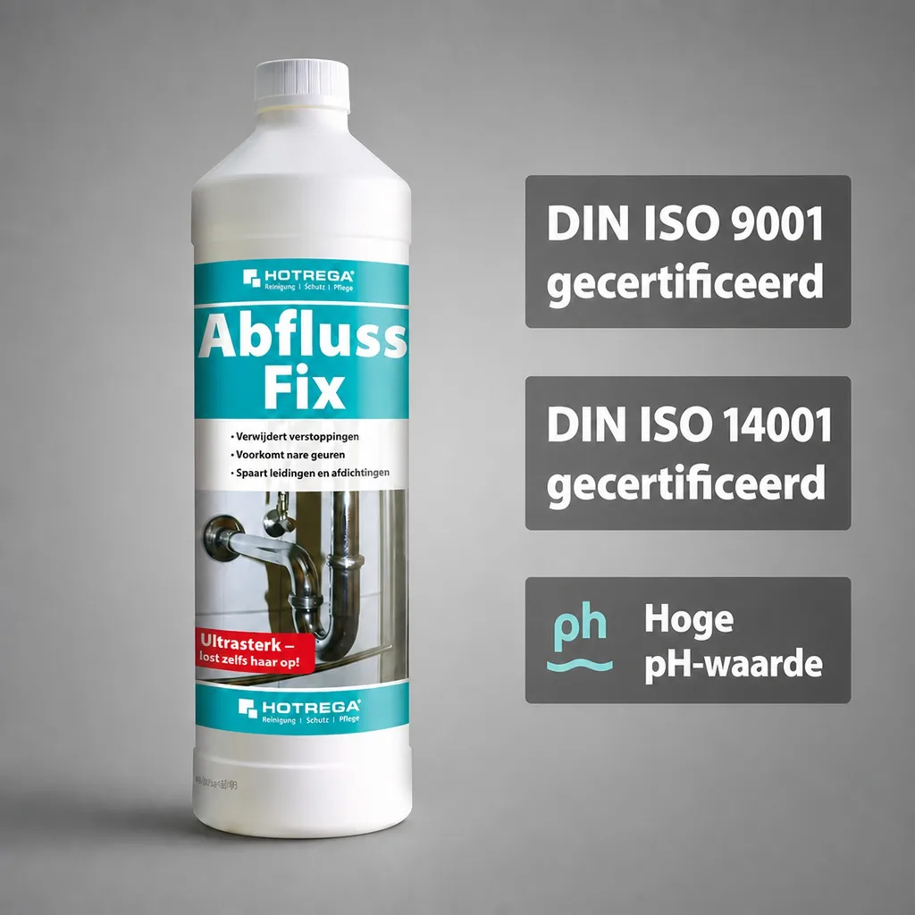 Afvoer Ontstoppen Vloeistof, afvoer reiniger, 1 Liter concentraat, verstopte afvoer fix