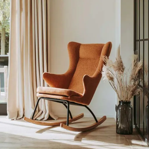 Quax schommelstoel / verzorgingsstoel De Luxe terra