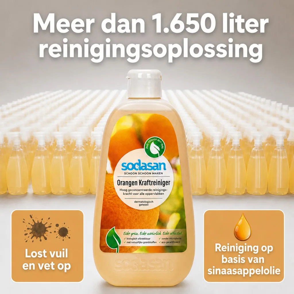 Schoonmaakmiddel, Oranje Reiniger, Krachtige Allesreiniger 500ml