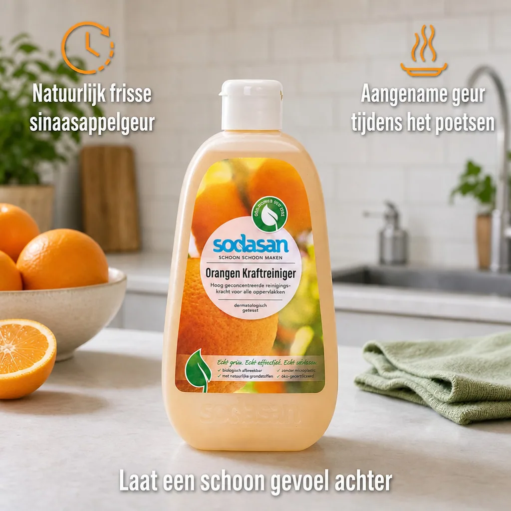Schoonmaakmiddel, Oranje Reiniger, Krachtige Allesreiniger 500ml