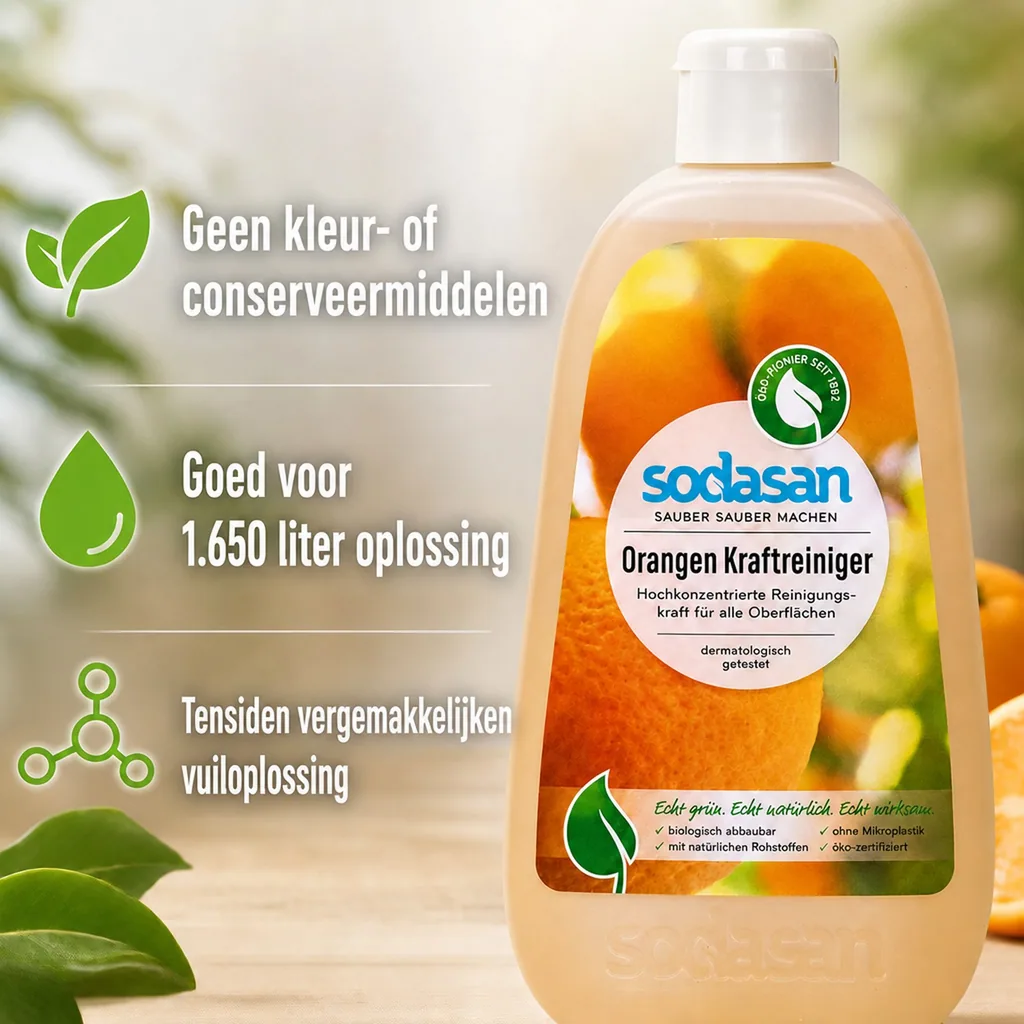 Schoonmaakmiddel, Oranje Reiniger, Krachtige Allesreiniger 500ml