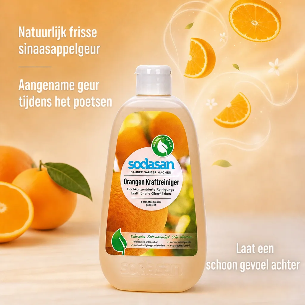 Schoonmaakmiddel, Oranje Reiniger, Krachtige Allesreiniger 500ml