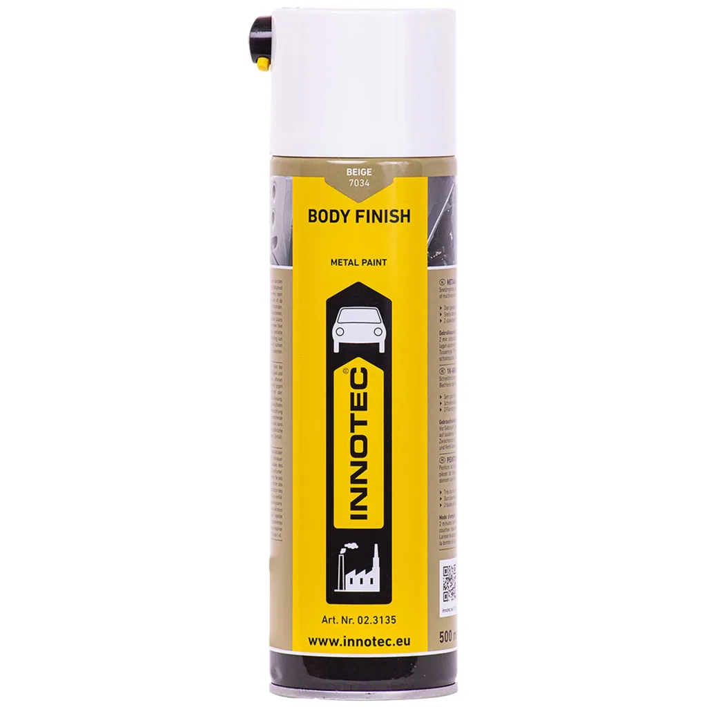Carrosserielak, Autolak spuitbus, 500 ml lak, carrosserie lak in verschillende kleuren