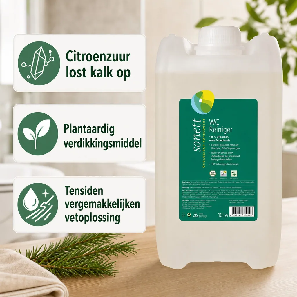 WC Reiniger 10 Liter, Zeder-Citronella, natuurlijke toilet reiniger