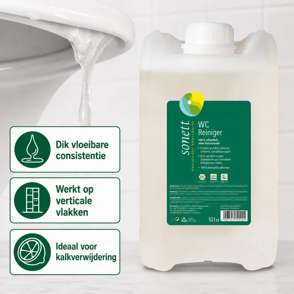 WC Reiniger 10 Liter, Zeder-Citronella, natuurlijke toilet reiniger