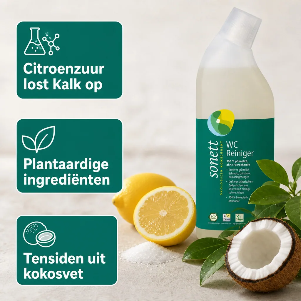 WC Reiniger, 750ml, Zeder-Citronella, Natuurlijke WC Reiniger