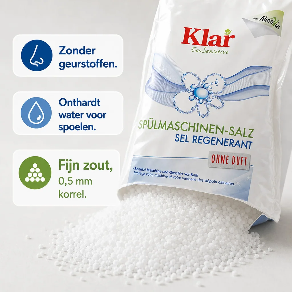 Vaatwasmachine zout 2kg, Spülmaschinensalz, zout voor vaatwasser