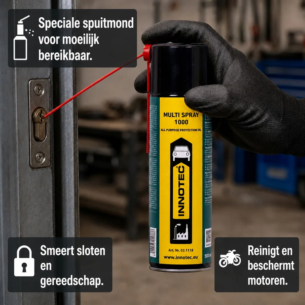 Universele olie, multispray, kruipolie, roestoplosser, smeermiddel, multi olie, spray olie 500 ml