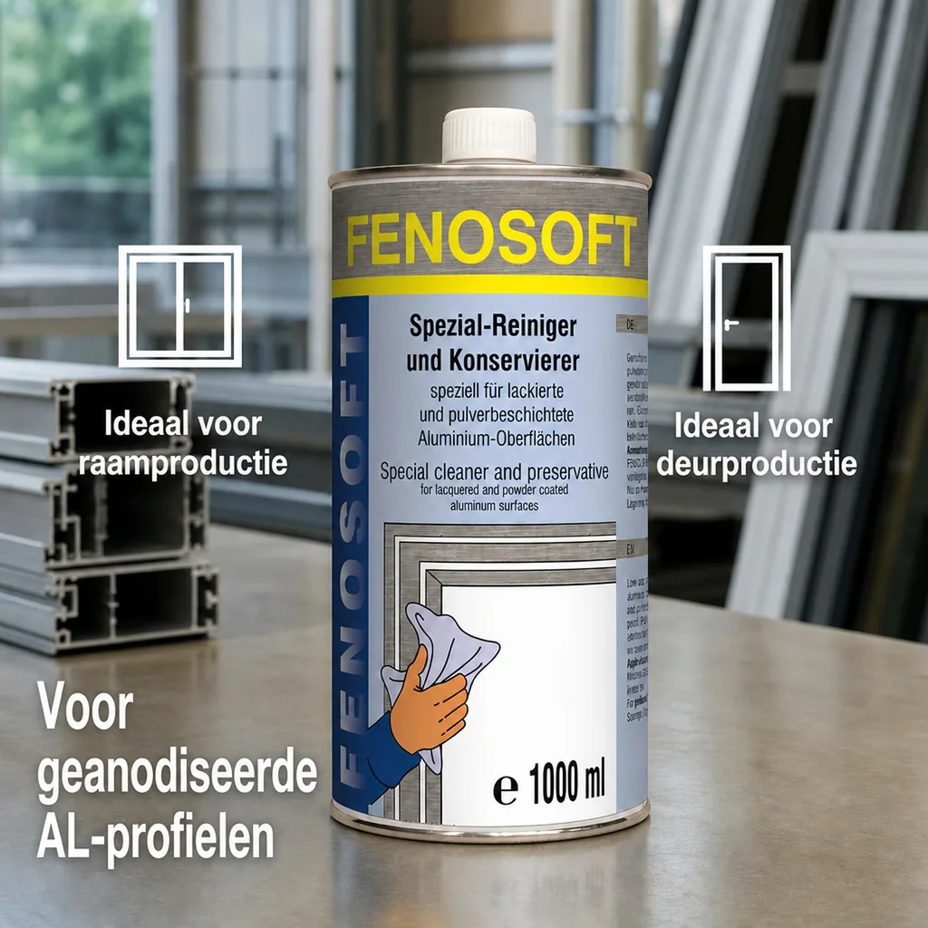 Aluminium profiel reiniger 1 Liter, Reiniger en onderhoud voor aluminium profielen