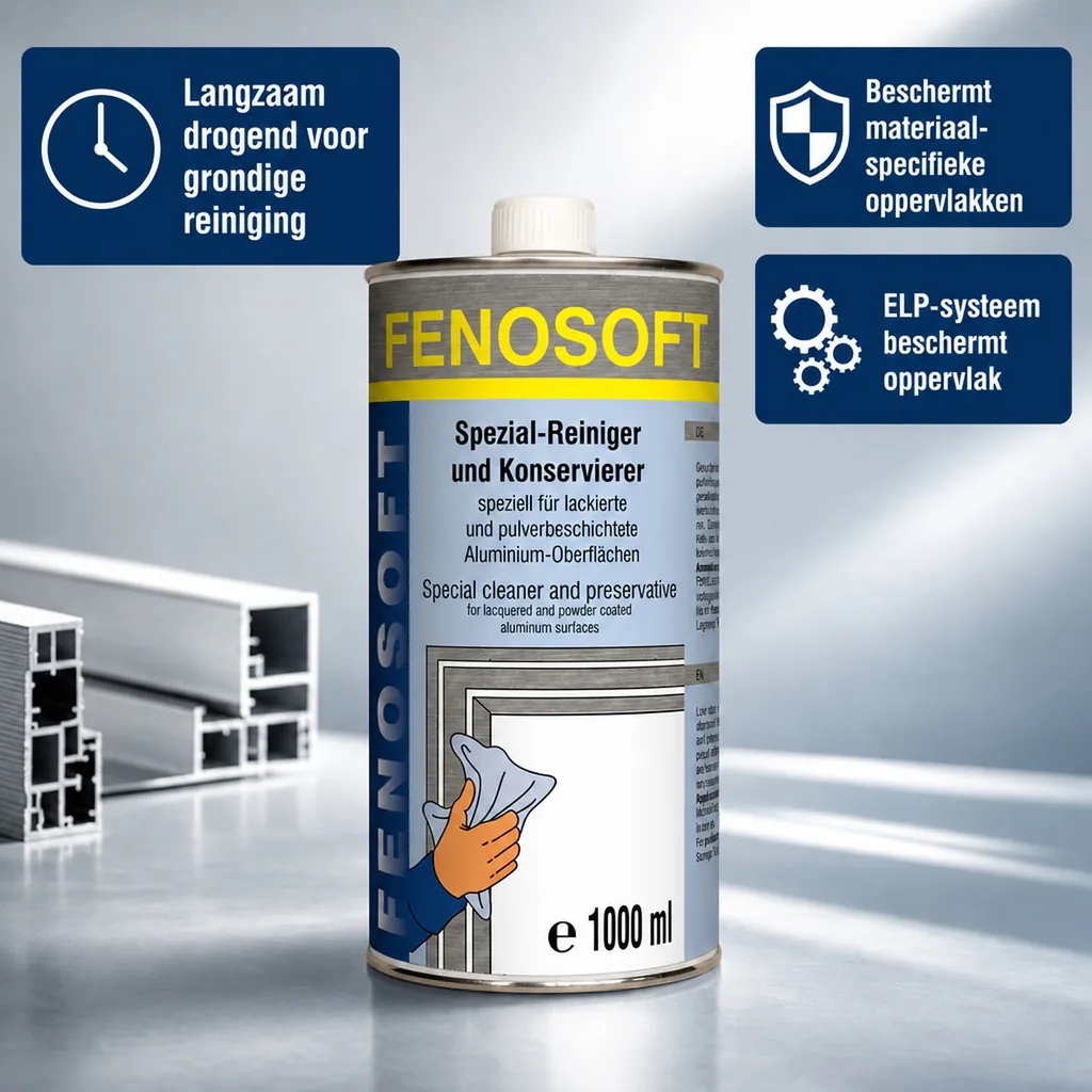 Aluminium profiel reiniger 1 Liter, Reiniger en onderhoud voor aluminium profielen