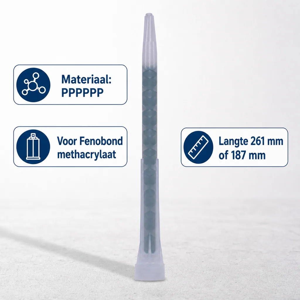 Mengtuit dubbele koker, Quadromischer mengtuit, voor dubbele kartuschen, 1 stuk
