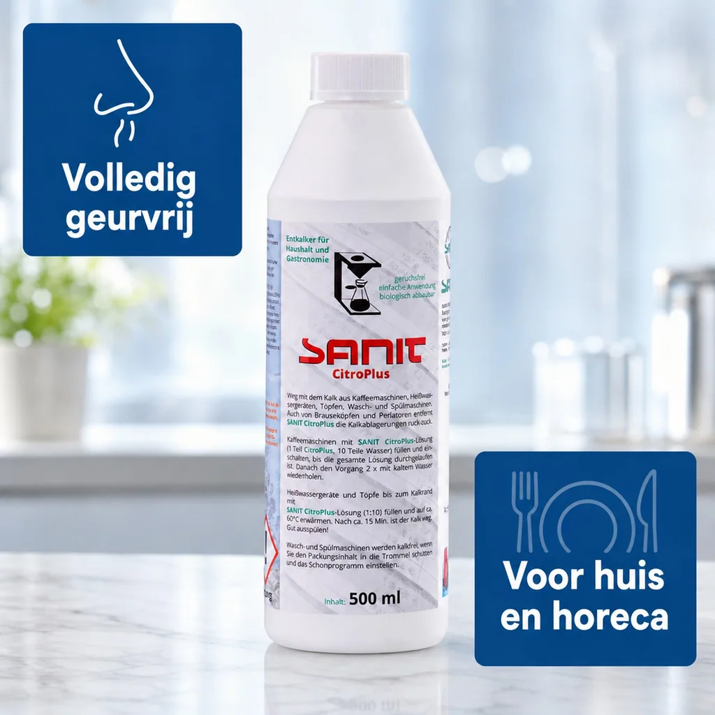 Kalk verwijderen, kalkreiniger, sanitair ontkalker, Citro Plus 500 ml