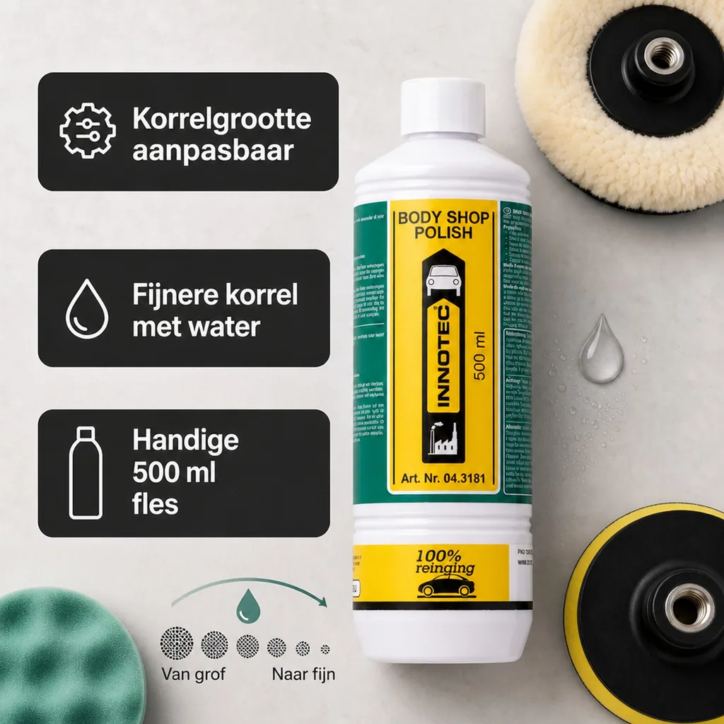 Polijstmiddel auto, Autopolish, 500 ml, silikonfreie polish, lak polijsten
