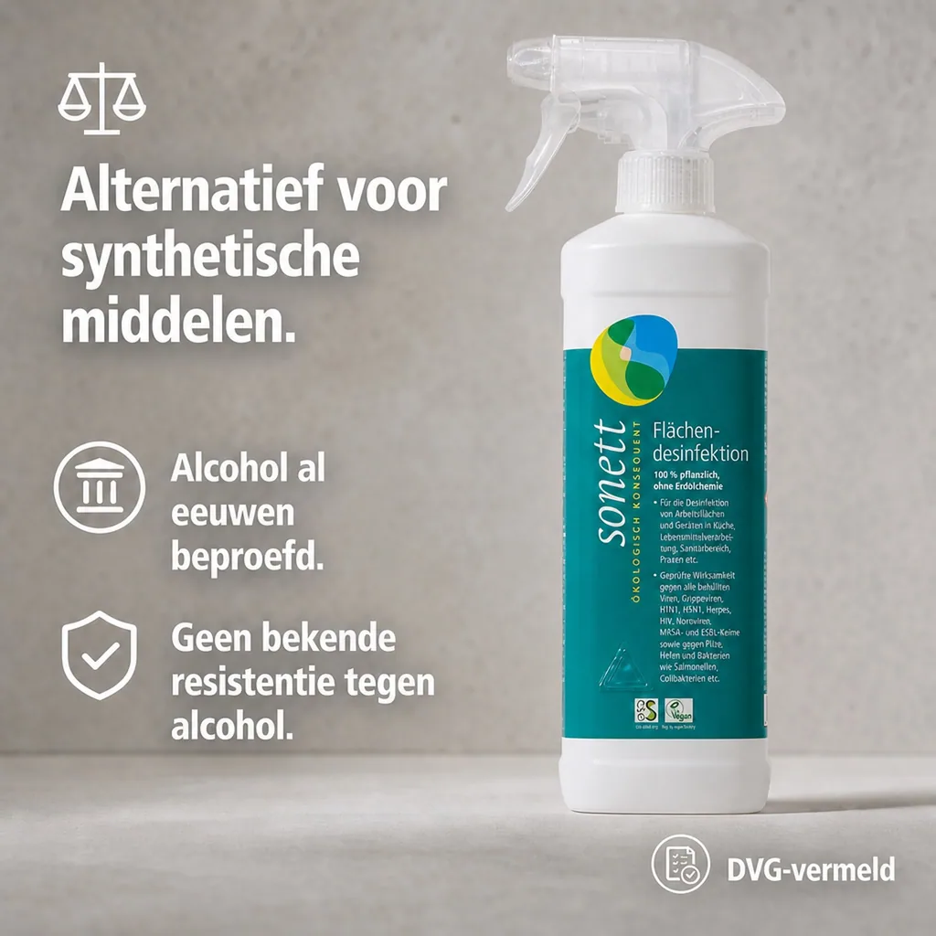 Desinfectiespray, vlakken desinfectie, 500 ml Sprühflasche, desinfectiemiddel oppervlakken