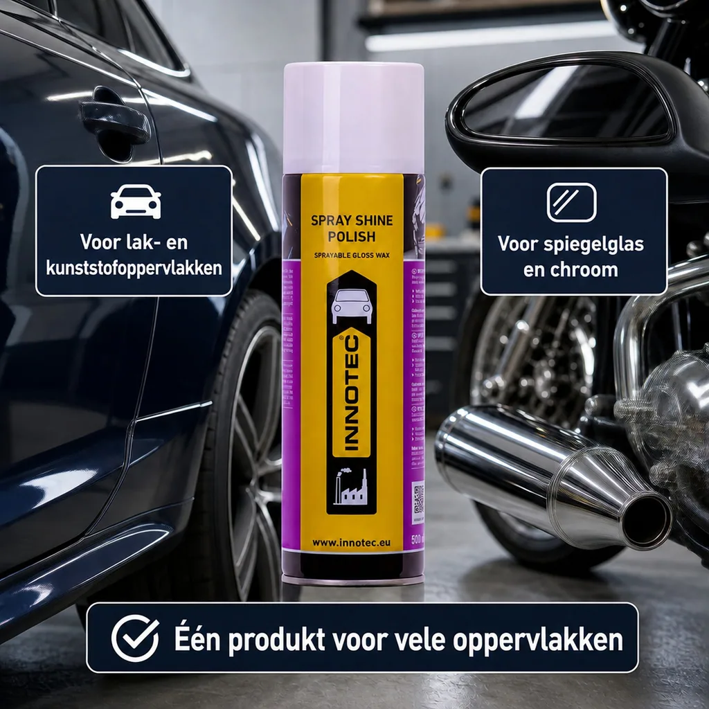 Autopoets, Spray polish 500 ml, Lak en kunststof polijsten