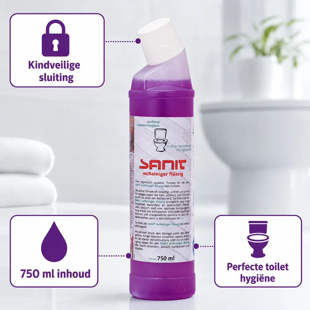 WC Reiniger, vloeibaar, Toilet Reiniger, 750 ml