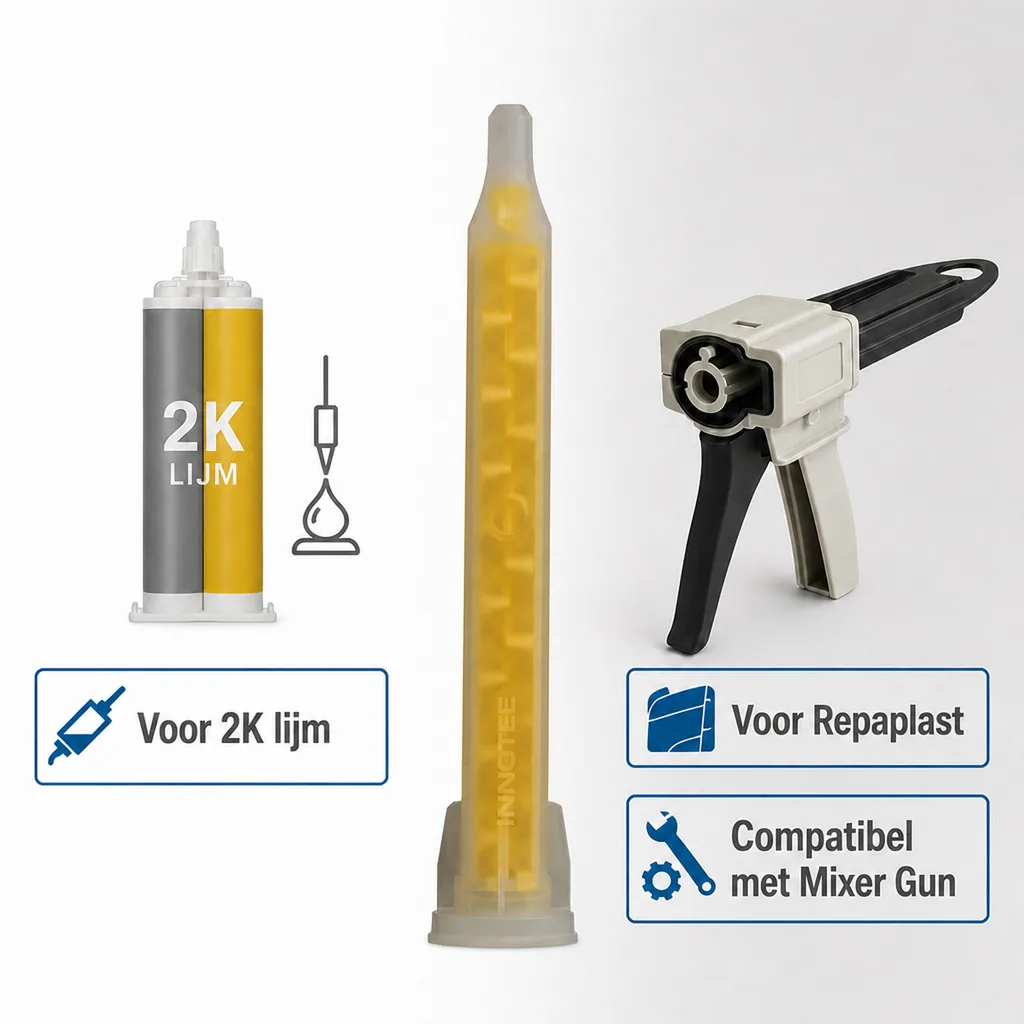 Mengmondstuk, Mengtuit, Mengkraan nozzle, Nozzle geel