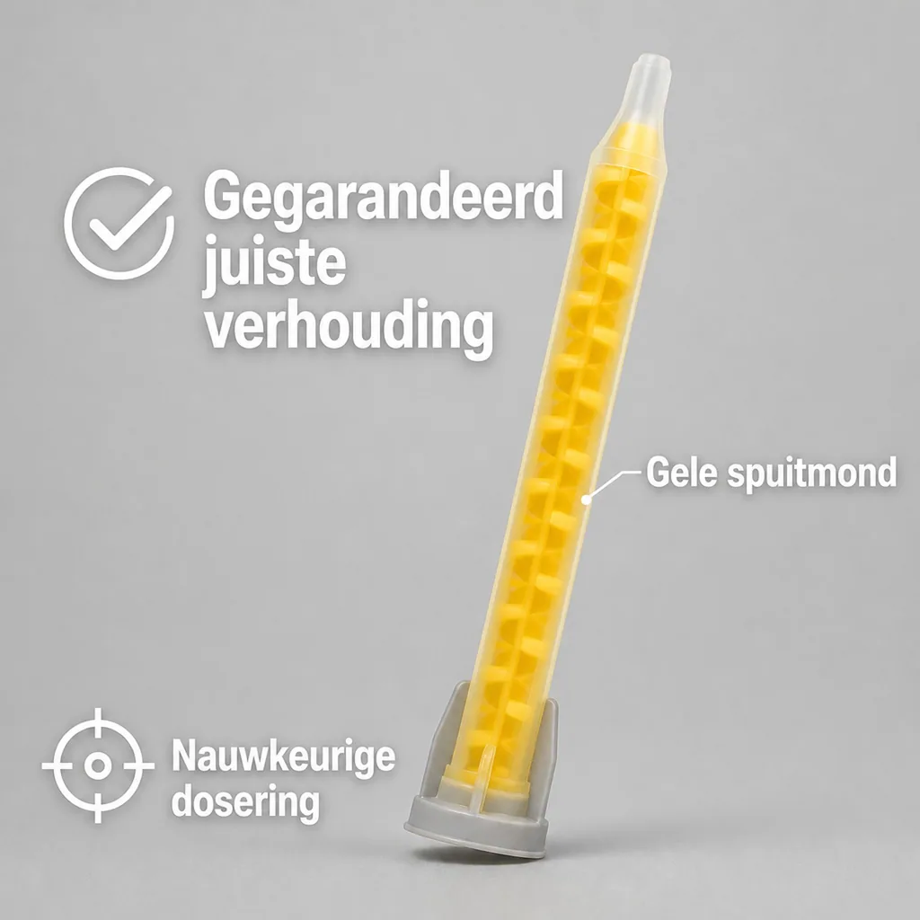 Mengmondstuk, Mengtuit, Mengkraan nozzle, Nozzle geel