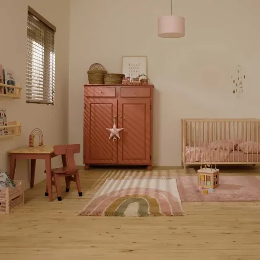 Little Dutch bed nestje "Wild Flowers" roze