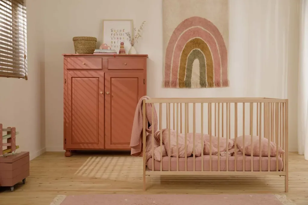 Little Dutch bed nestje "Wild Flowers" roze