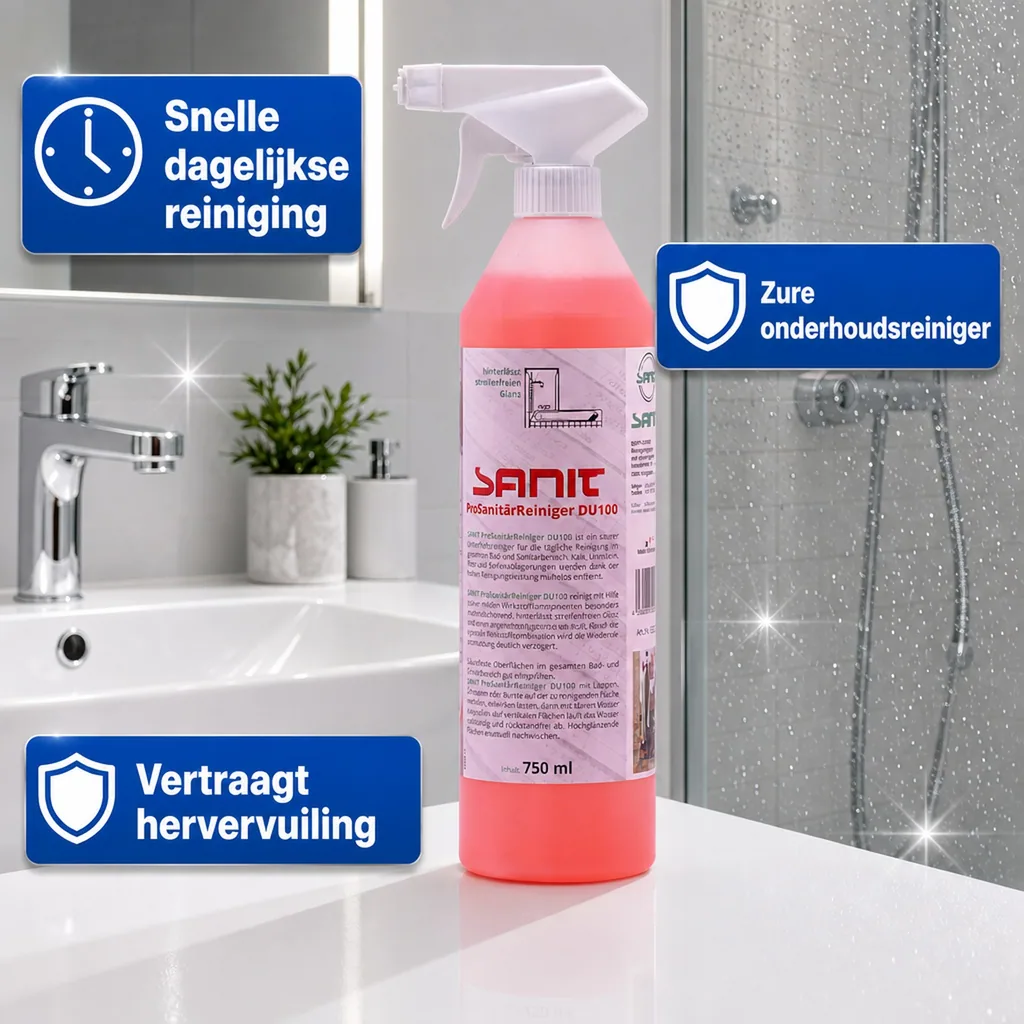 Sanitair Reiniger 750 ml, Badkamer Reiniger, WC Reiniger