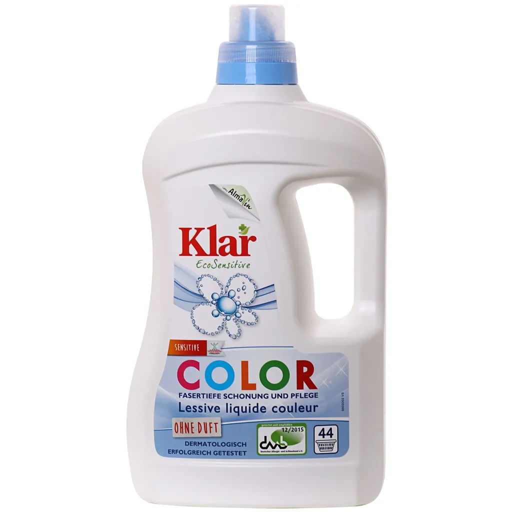 Kleurwasmiddel, vloeibaar wasmiddel kleur, wasmiddel gevoelige huid, parfumvrij wasmiddel, wasmiddel allergie, ecologisch wasmiddel, wasmiddel sensitive