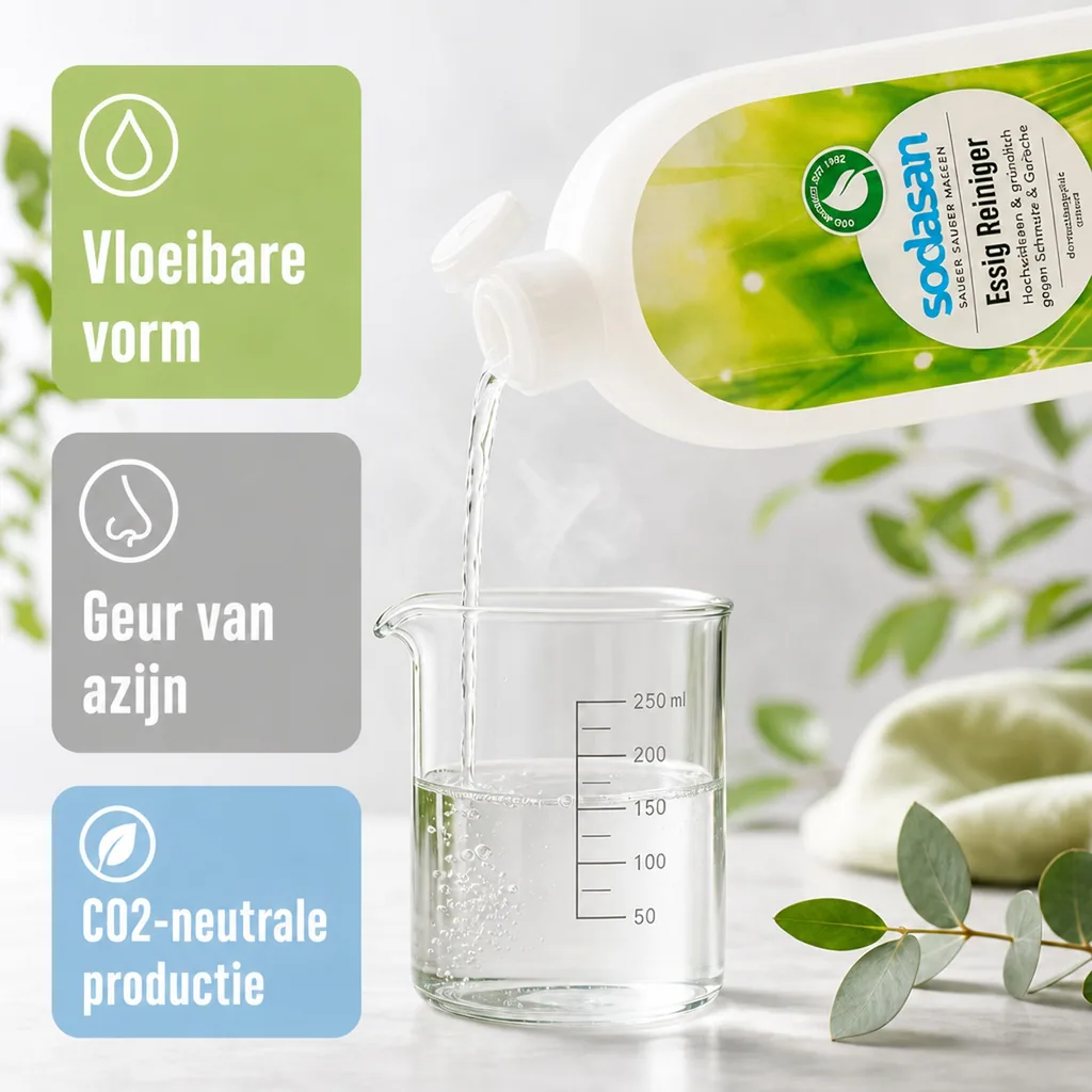 Azijnreiniger 1 Liter, natuurlijke reiniger, ecologische reiniger