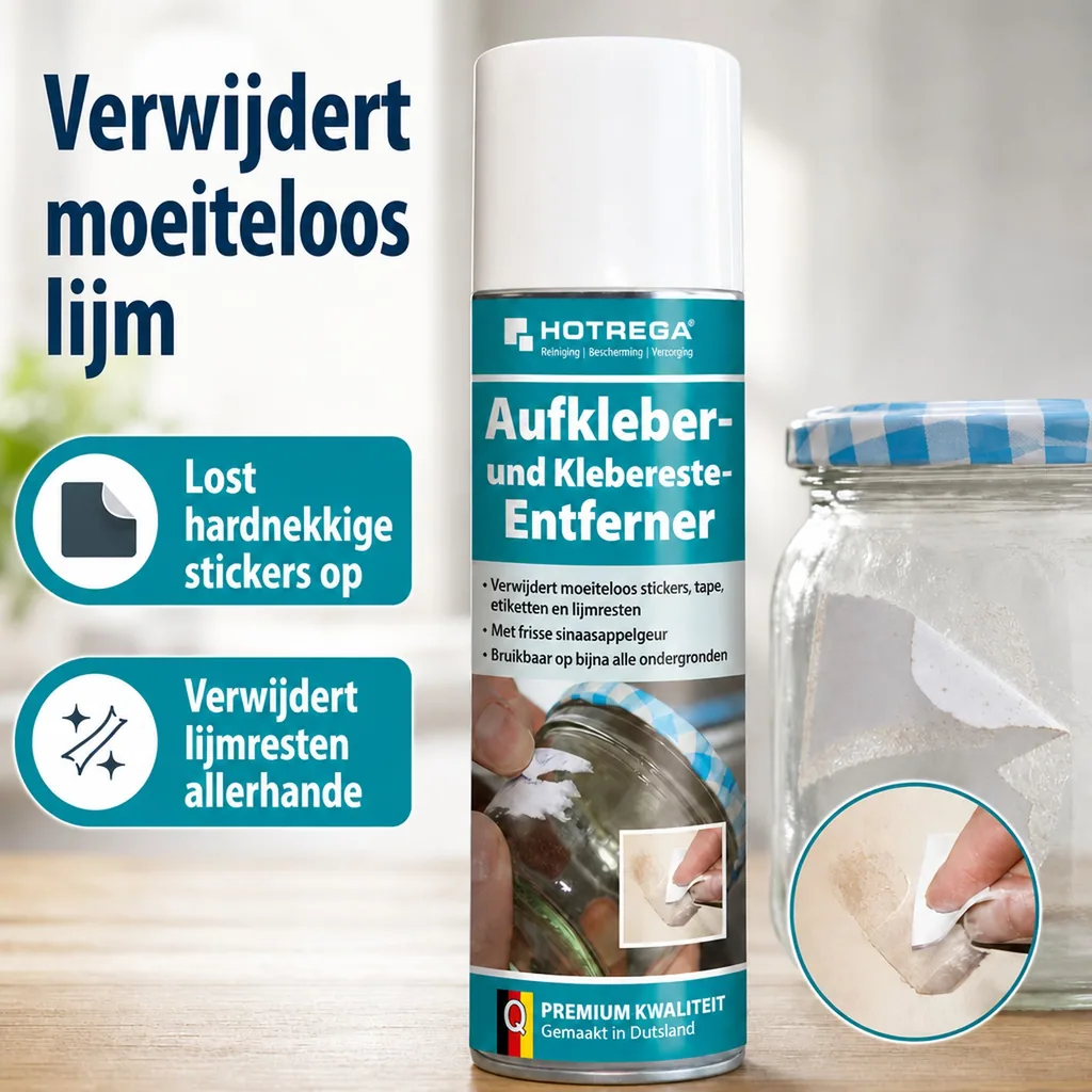Sticker verwijderaar 300 ml, lijmresten verwijderen, sticker verwijderen
