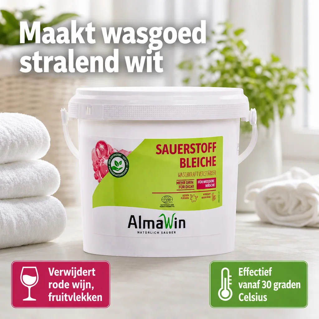 Zuurstofbleekmiddel 2,5kg, effectief vanaf 30°C, bleekmiddel wasgoed