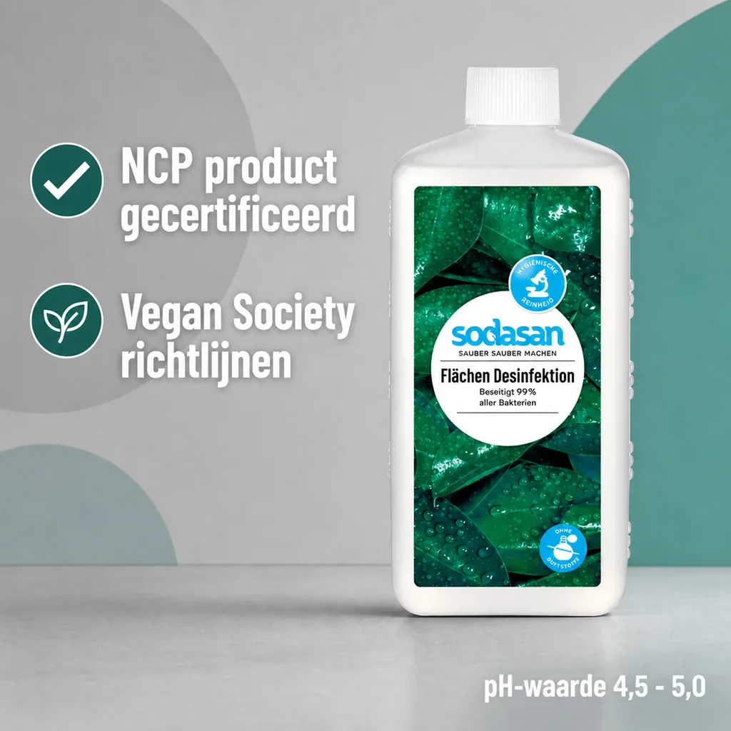 Vlakdesinfectie 1 liter, Oppervlakte desinfectie, Desinfectiemiddel oppervlakken