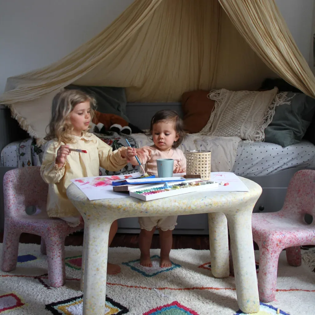 ecoBirdy Kindertafel - Luisa Tafel Vanille