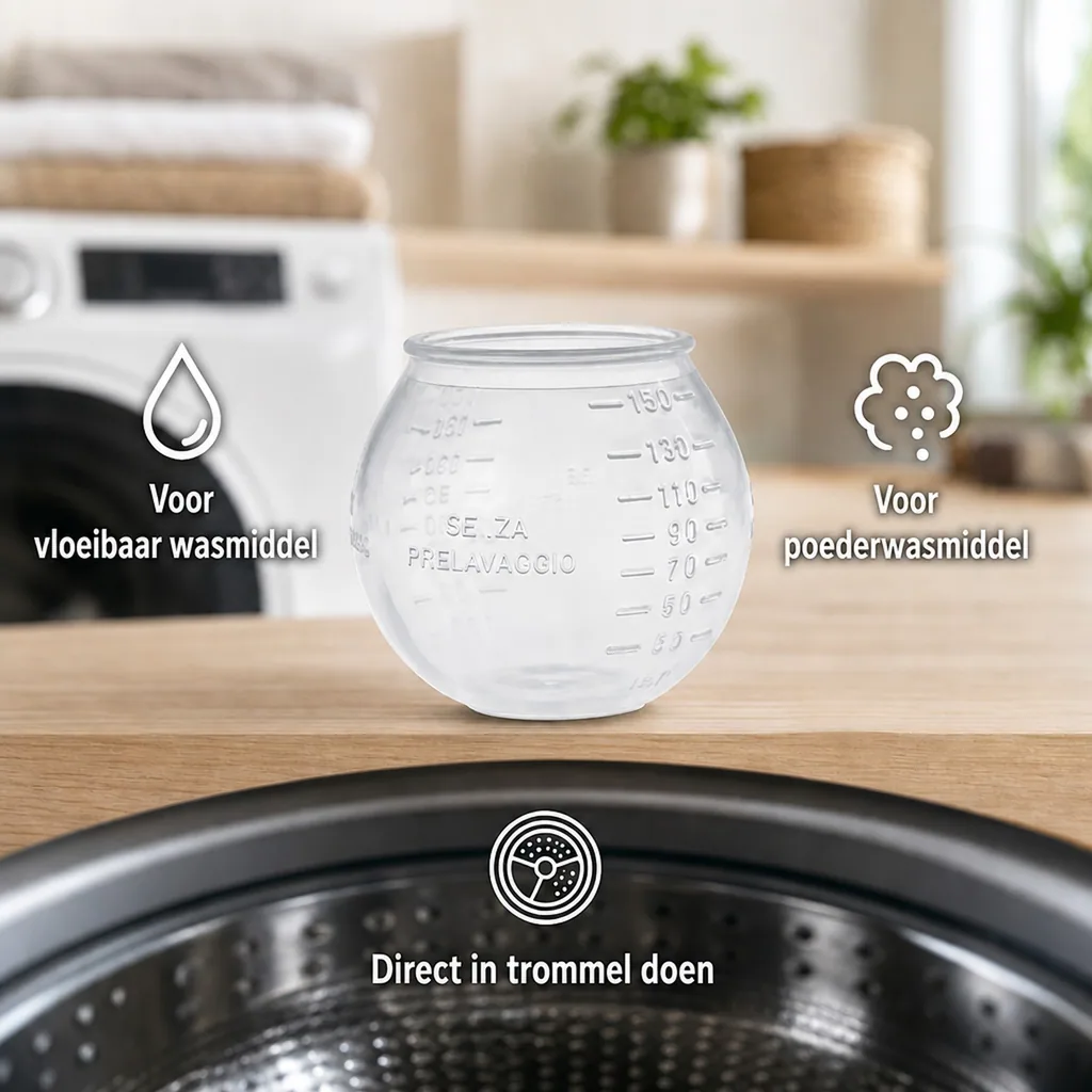 Wasbol, doseerbol wasmiddel, 150 ml, doseerder