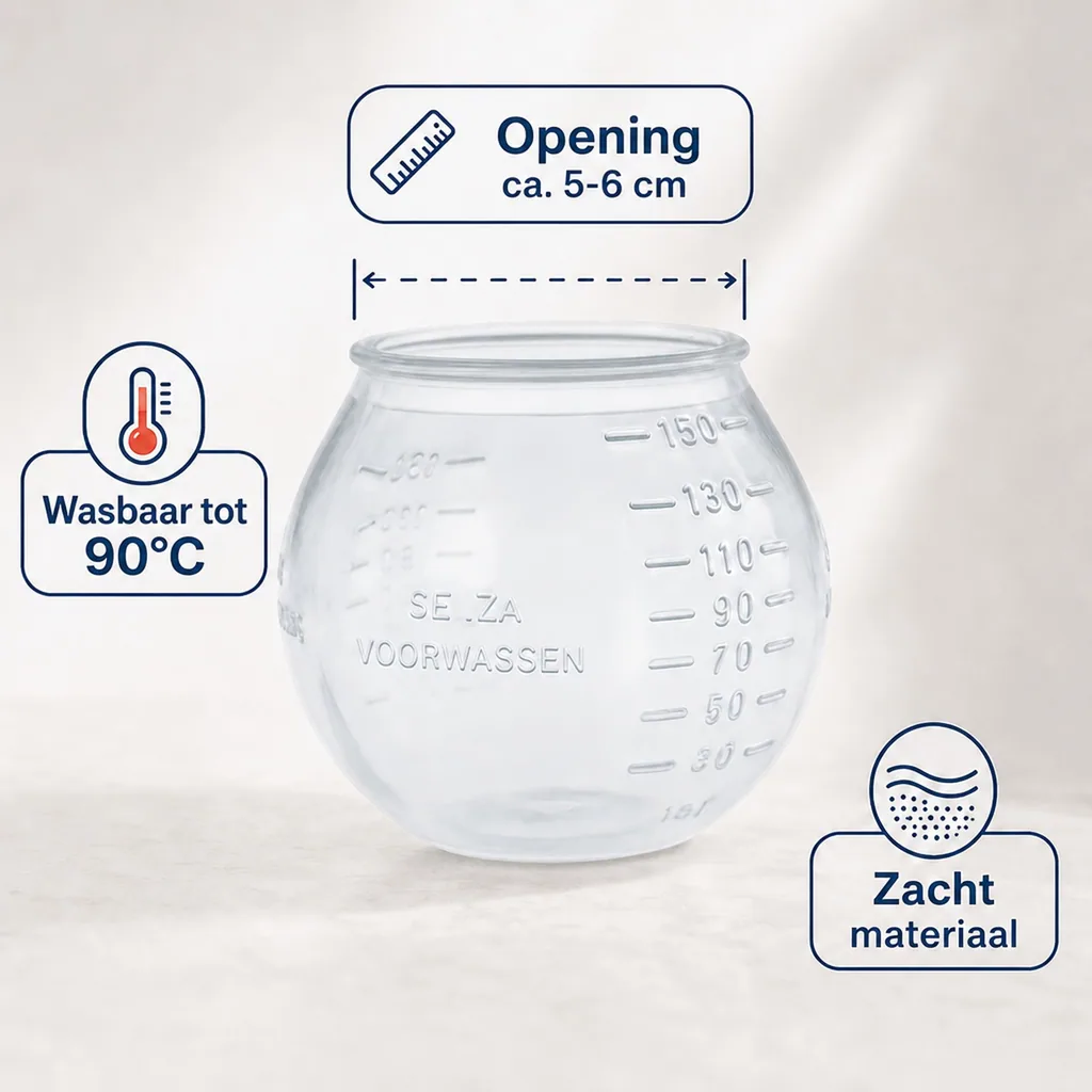 Wasbol, doseerbol wasmiddel, 150 ml, doseerder