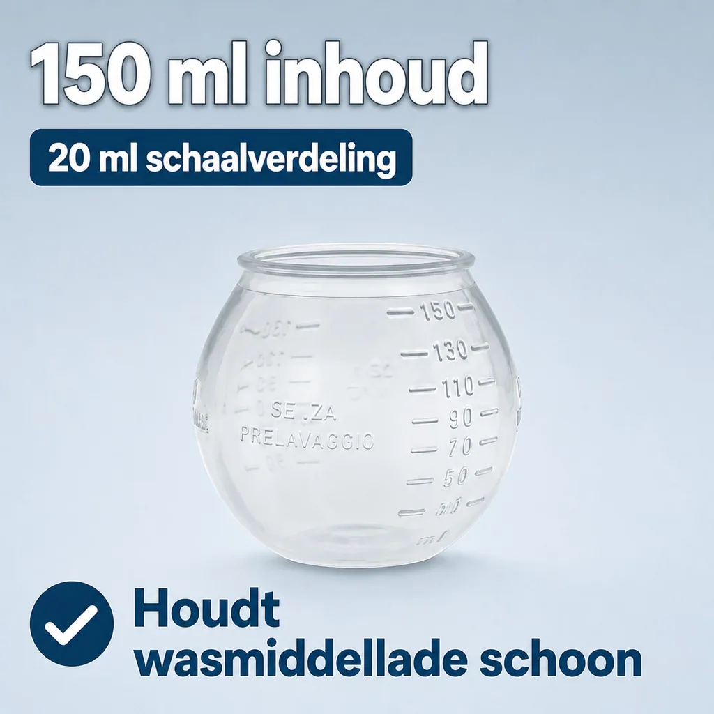Wasbol, doseerbol wasmiddel, 150 ml, doseerder