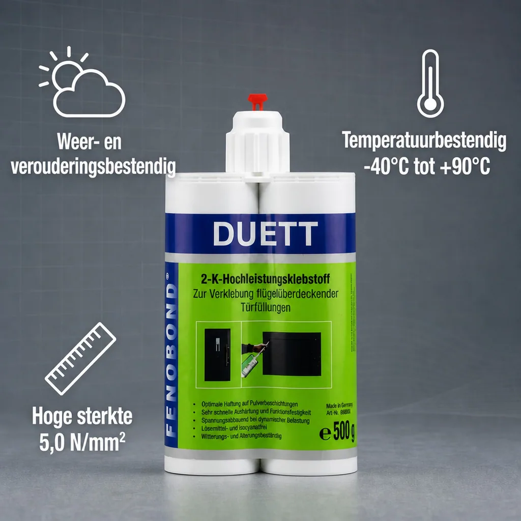 2 componentenlijm, 2k lijm, sterke lijm, 2 x 190 ml/500 g, industriële lijm